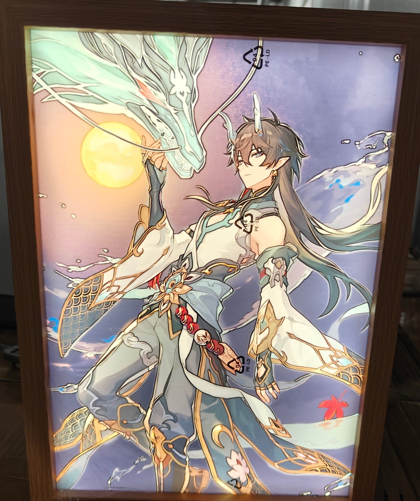 Honkai Star Rail HSR - Imbibitor Lunae Style B Light Up Frame Art Portrait