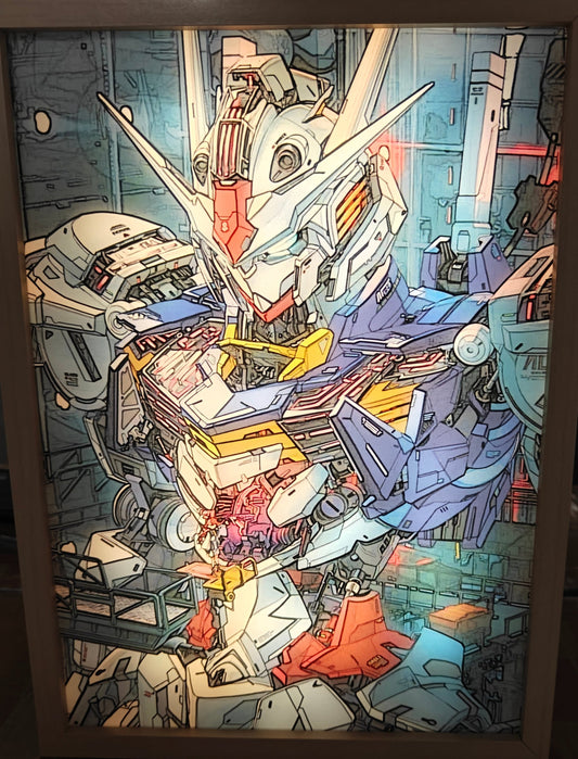 Gundam - Gundam Style 2 Light Up Frame Art Portrait