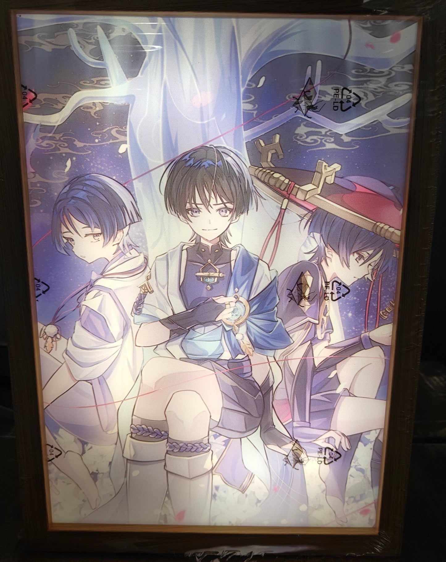 Genshin Impact - Wanderer Style 3 Light Up Frame Art Portrait