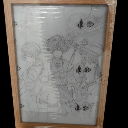 Genshin Impact - Wanderer Style 3 Light Up Frame Art Portrait
