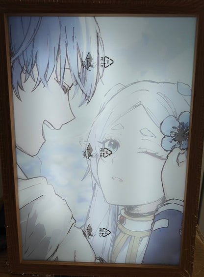 Frieren: Beyond Journey's End - Frieren Style F Light Up Frame Art Portrait