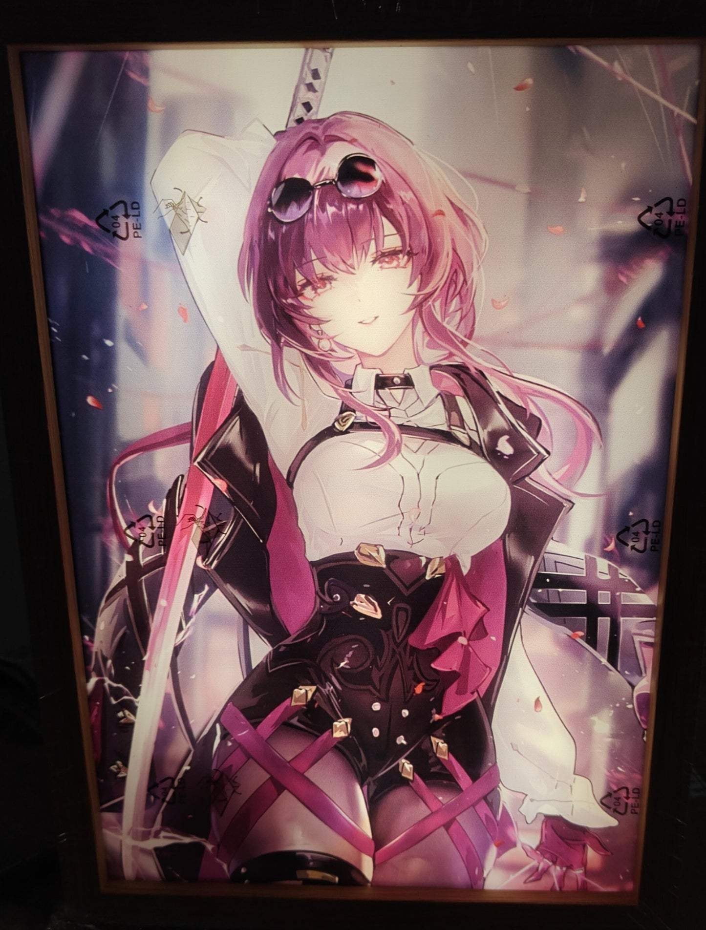 Honkai Star Rail HSR - Kafka Style A Light Up Frame Art Portrait