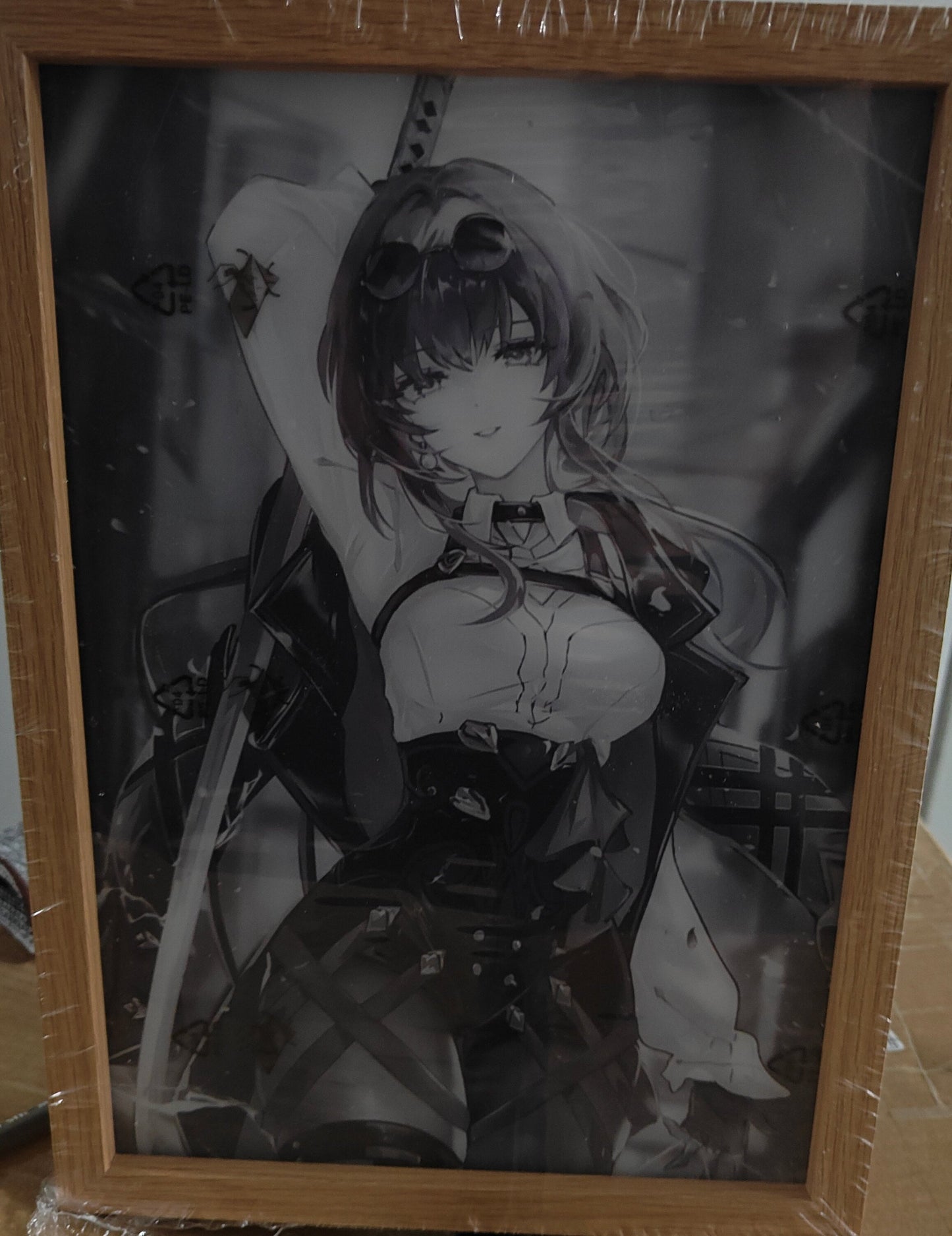 Honkai Star Rail HSR - Kafka Style A Light Up Frame Art Portrait