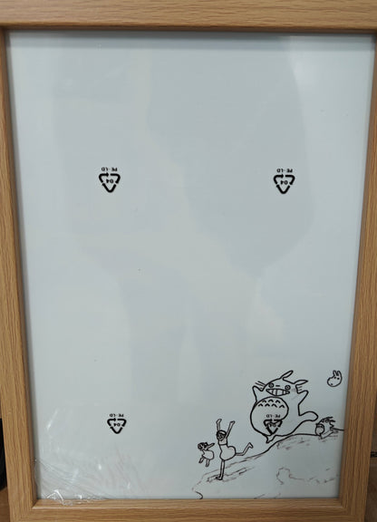 Studio Ghibli - Totoro Style 5 Light Up Frame Art Portrait
