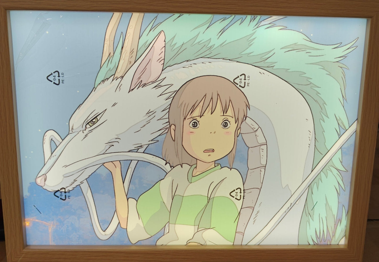 Studio Ghibli - Spirited Away Style 2 Light Up Frame Art Portrait