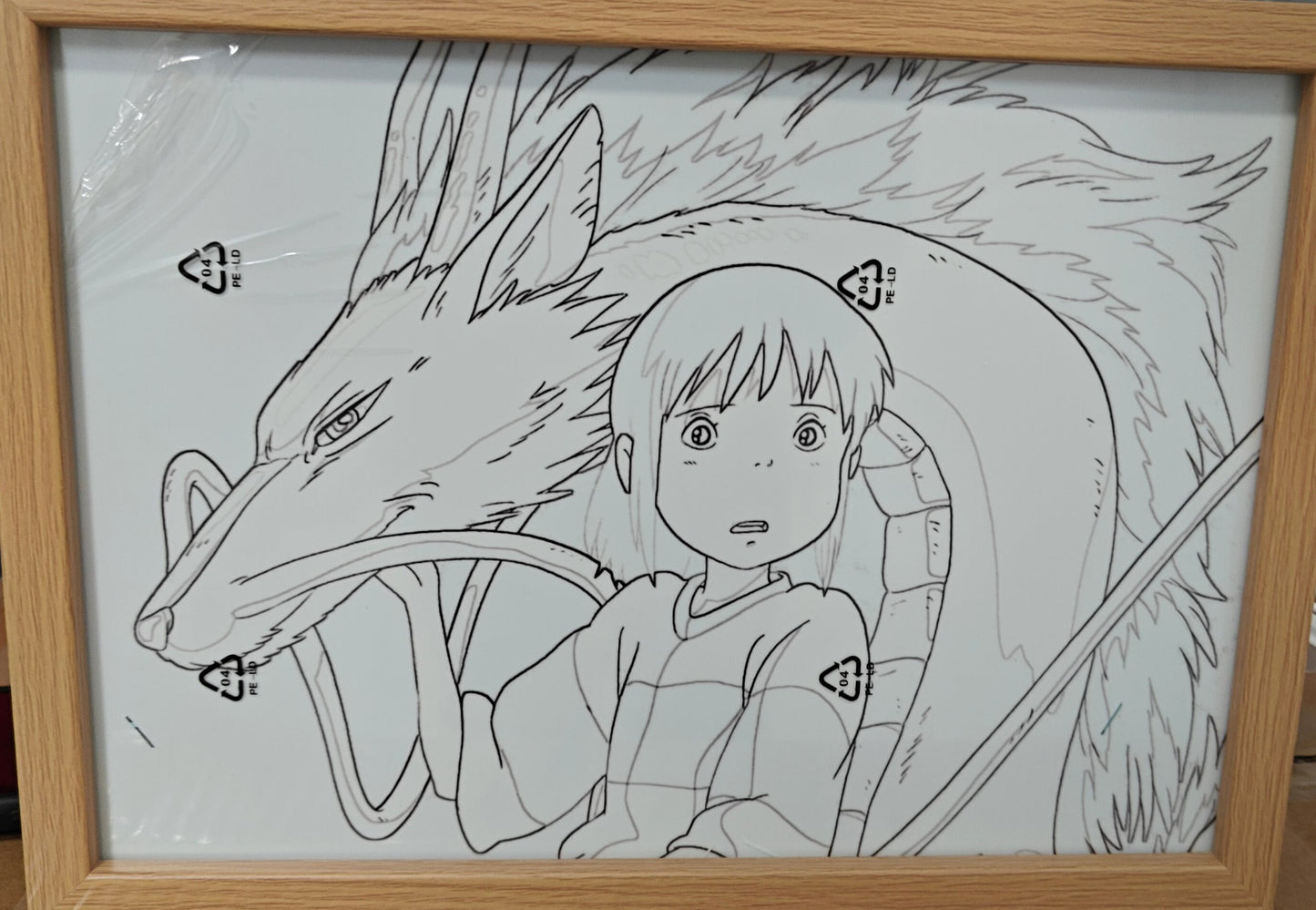 Studio Ghibli - Spirited Away Style 2 Light Up Frame Art Portrait