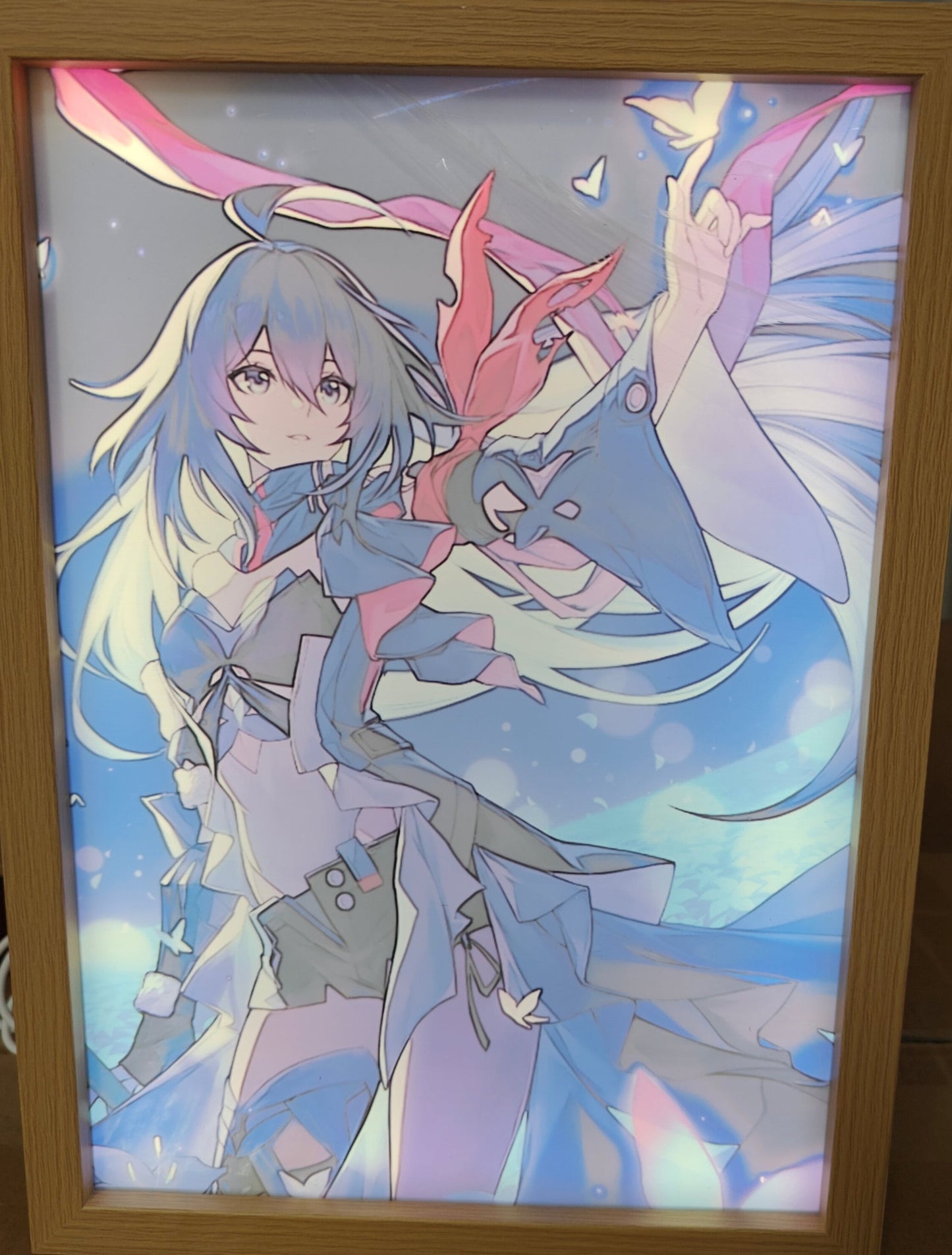 Honkai Star Rail HSR - Seele Light Up Frame Art Portrait