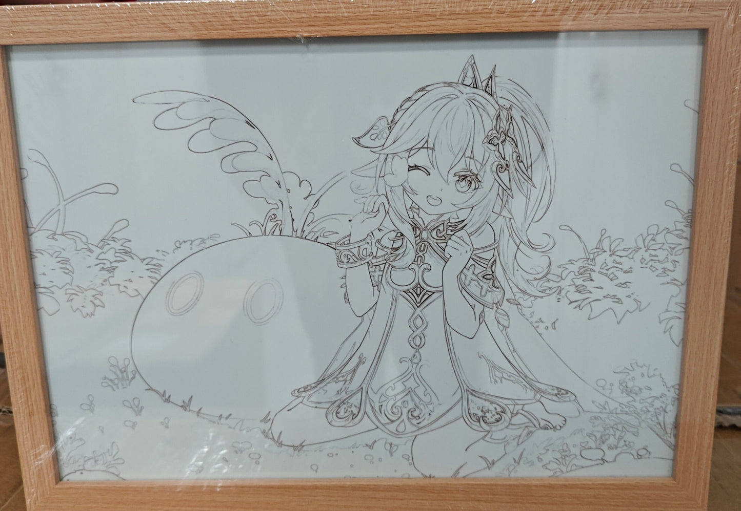 Genshin Impact - Nahida Light Up Frame Art Portrait