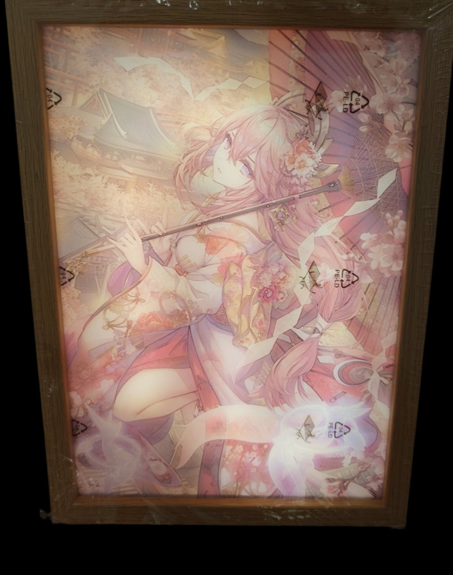 Genshin Impact - Yae Miko Style C Light Up Frame Art Portrait