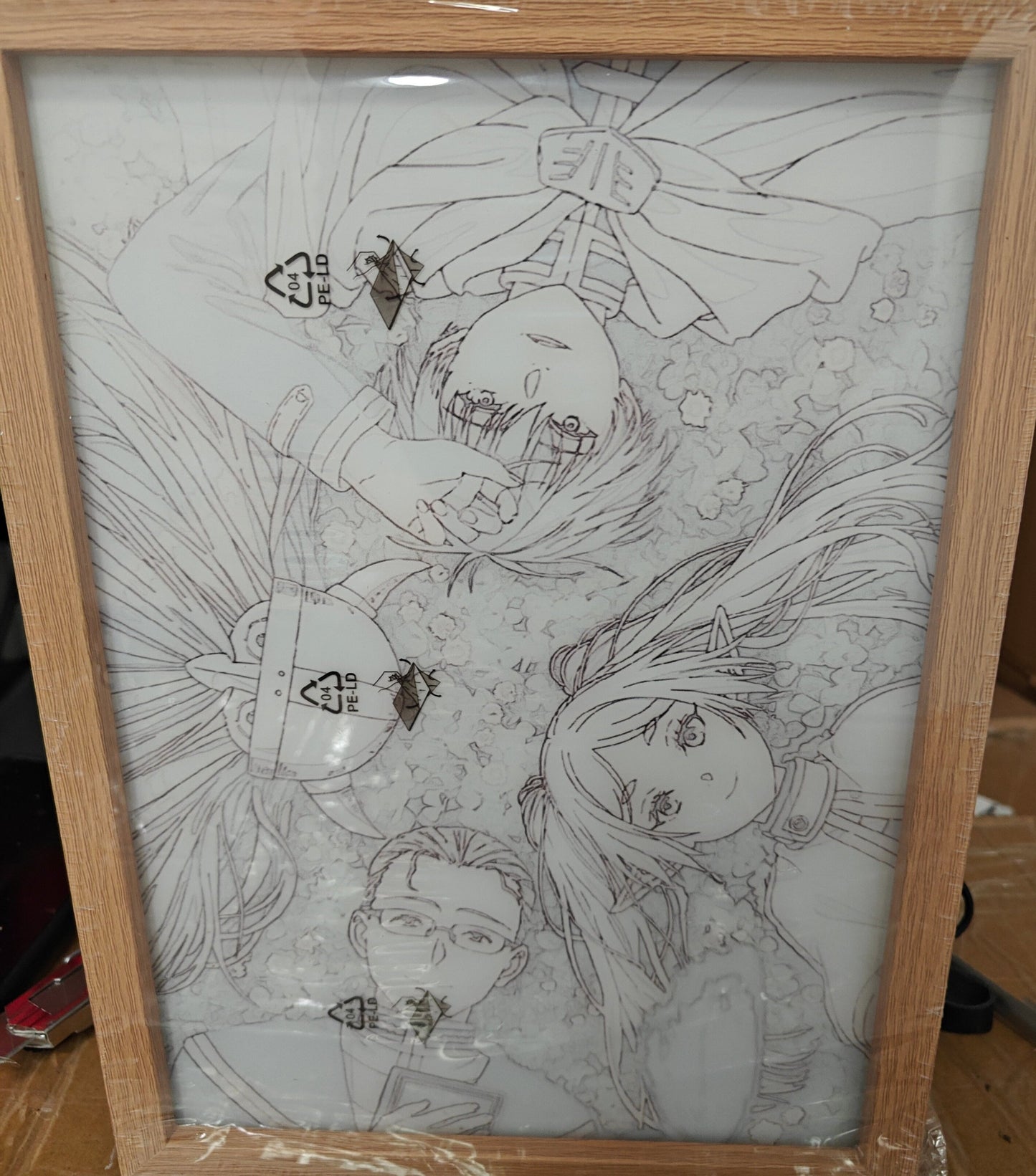 Frieren: Beyond Journey's End - Frieren Group Style D Light Up Frame Art Portrait