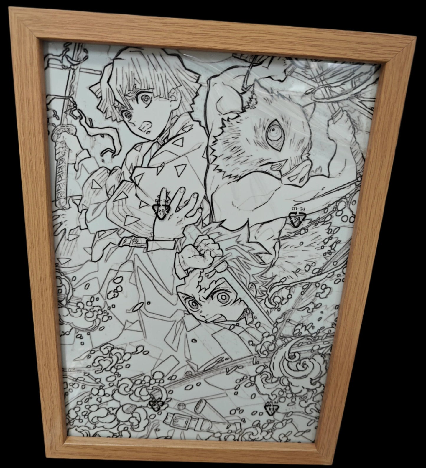 Demon Slayer - Cast  Style 2 Light Up Frame Art Portrait