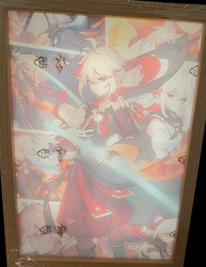 Genshin Impact - Kazuha Style 2 Light Up Frame Art Portrait