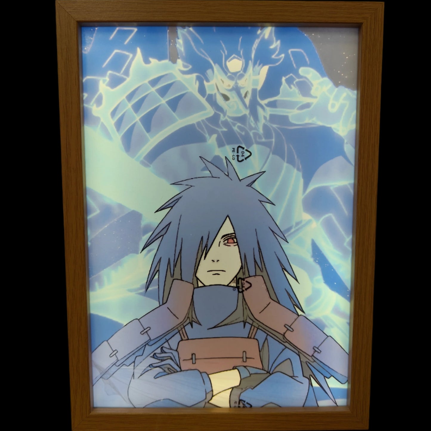 Naruto Shippuden - Madara Style 2 Light Up Frame Art Portrait