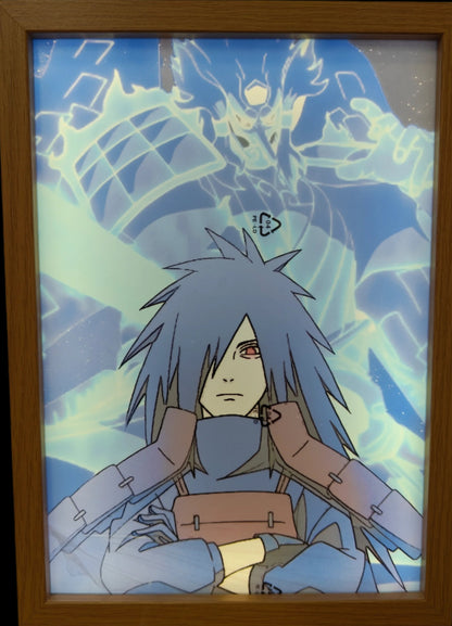 Naruto Shippuden - Madara Style 2 Light Up Frame Art Portrait