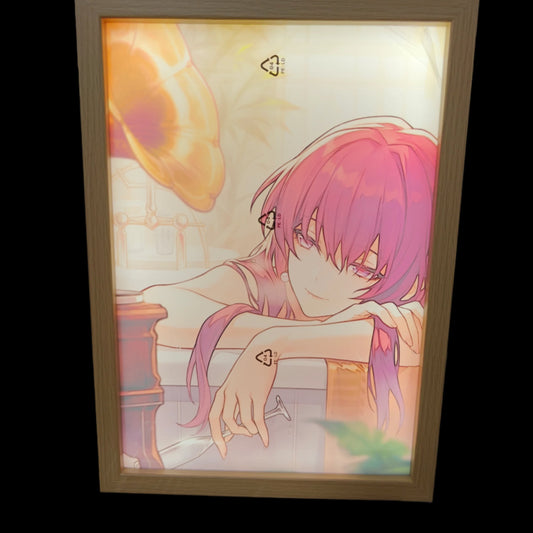 Honkai Star Rail HSR - Kafka Style B Light Up Frame Art Portrait