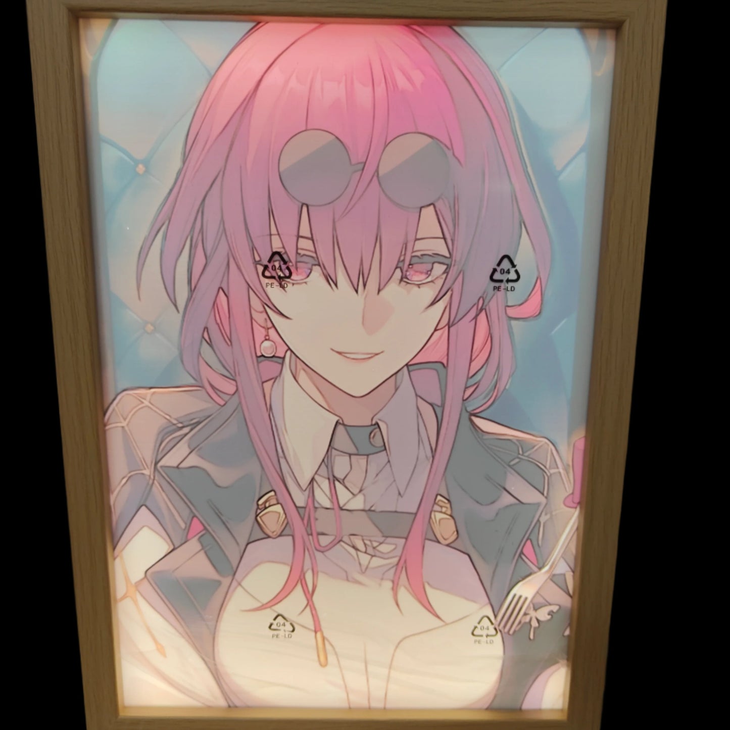 Honkai Star Rail HSR - Kafka Style C Light Up Frame Art Portrait