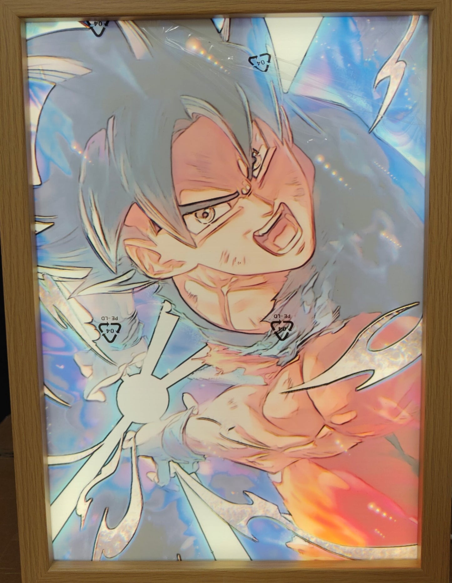 Dragon Ball- Ui Goku Light Up Frame Art Portrait