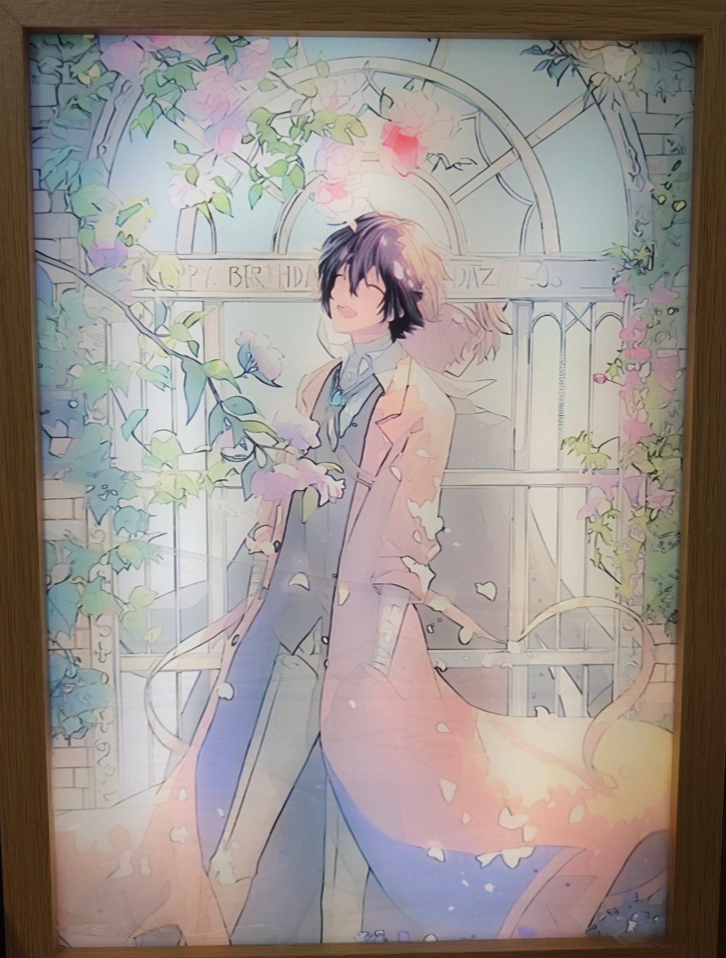 Bungo Stray Dogs - Dazai Style D Poster Light Up Frame Art Portrait