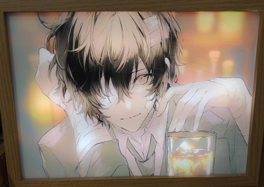 Bungo Stray Dogs  - Dazai Style B Light Up Frame Art Portrait