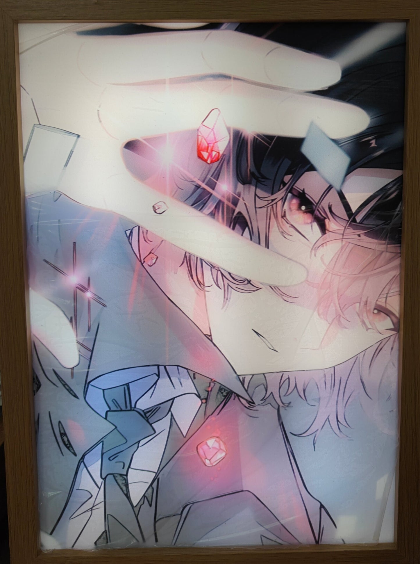 Bungo Stray Dogs  - Dazai Style C Light Up Frame Art Portrait