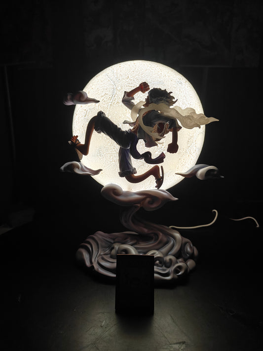 [IN STORE] One Piece - BrainHole Studio - Nika Luffy Moon Lamp Resin Statue