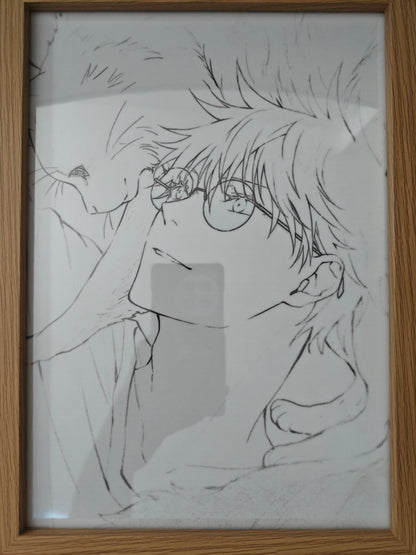 Jujutsu Kaisen - Gojo Style 12 Light Up Frame Art Portrait