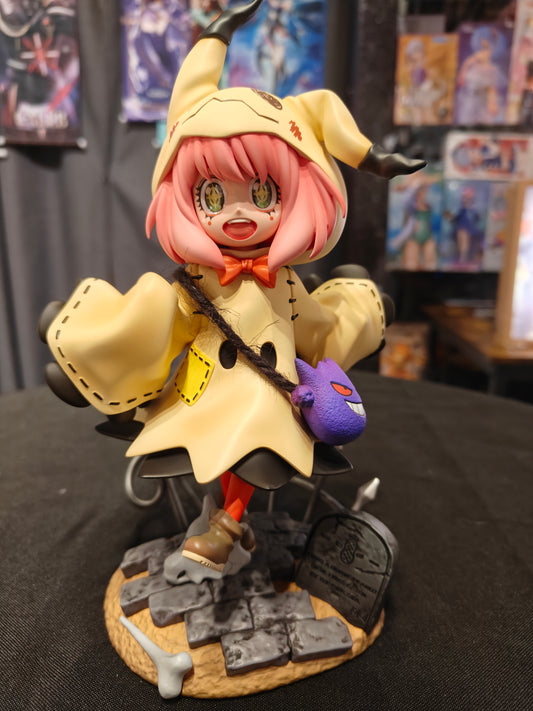 [US STOCK] Spy x Family x Pokemon - ZH Studio - Anya Cos Mimikyu Halloween Resin Figure