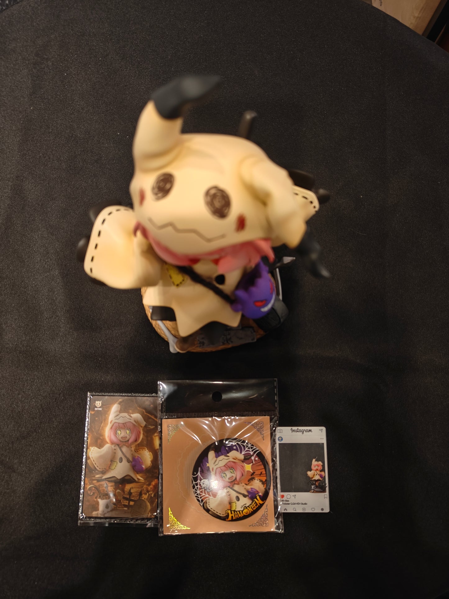 [US STOCK] Spy x Family x Pokemon - ZH Studio - Anya Cos Mimikyu Halloween Resin Figure