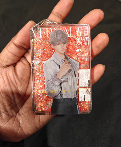 Love and Deepspace - Xavier Style 1 Acrylic Glitter Keychain