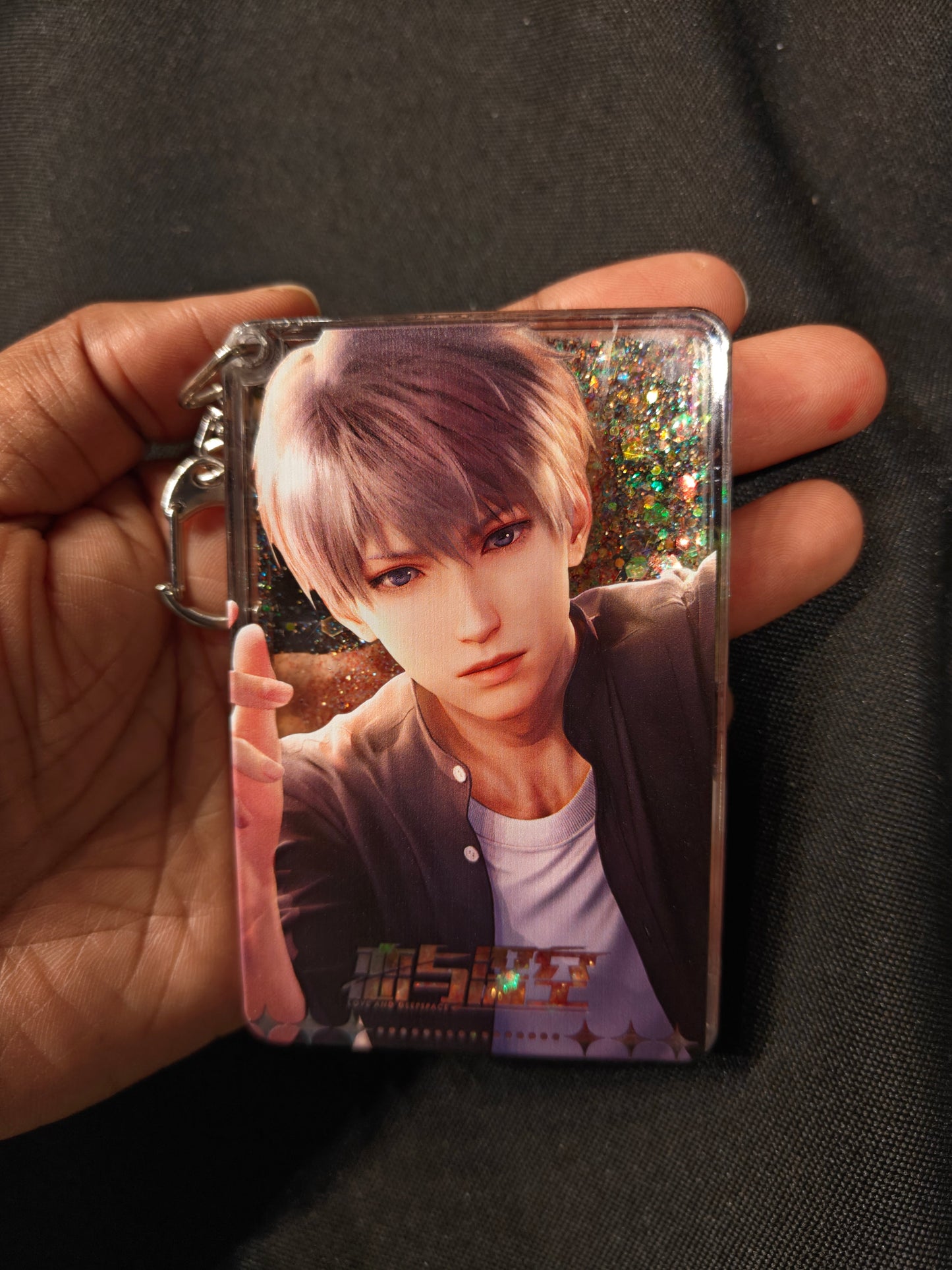 Love and Deepspace - Xavier Style 2 Acrylic Glitter Keychain