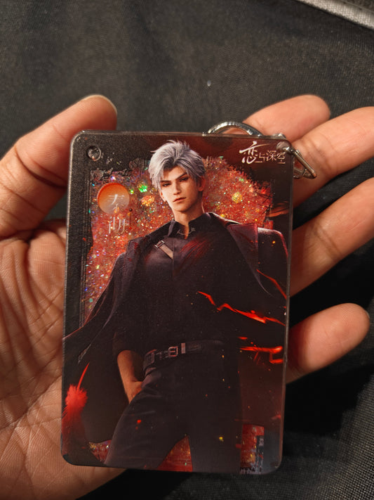 Love and Deepspace - Sylus Style 1 Acrylic Glitter Keychain