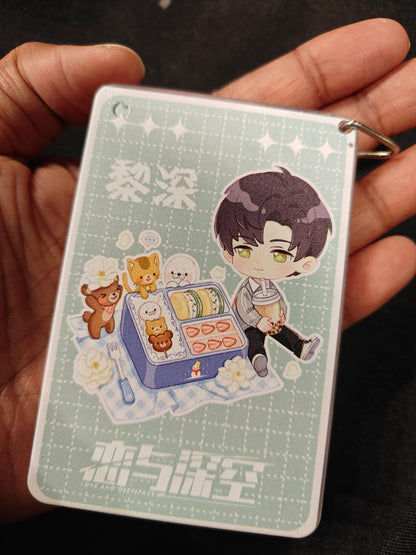 Love and Deepspace - Zayne Style 4 Acrylic Glitter Keychain