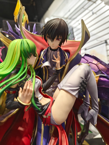 [US STOCK]  Code Geass - Dream Maker Studio - Lelouch and C2 Resin Statue