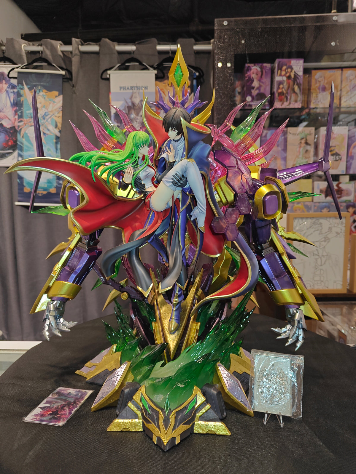 [US STOCK]  Code Geass - Dream Maker Studio - Lelouch and C2 Resin Statue