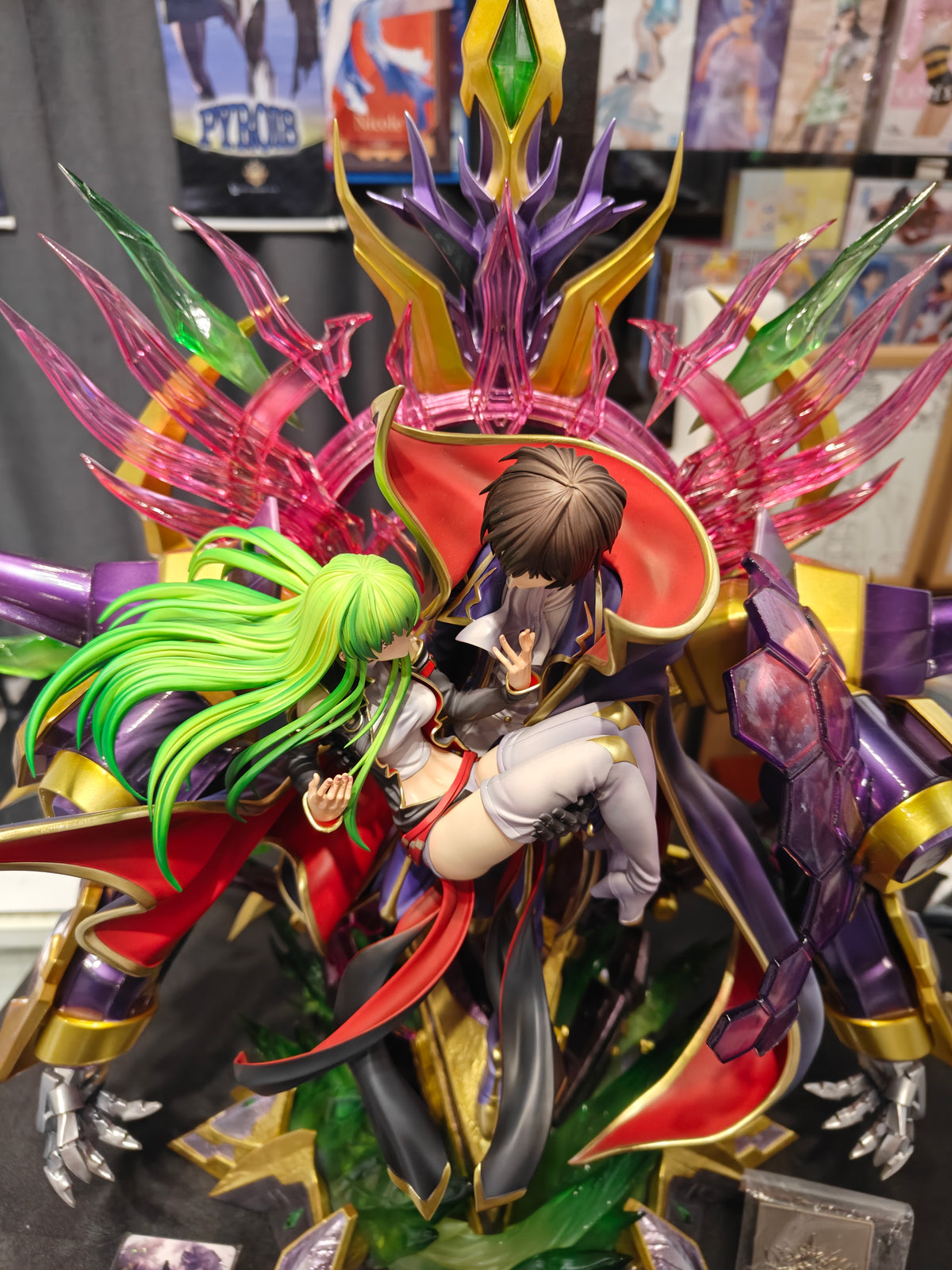 [US STOCK]  Code Geass - Dream Maker Studio - Lelouch and C2 Resin Statue