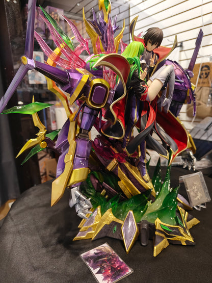 [US STOCK]  Code Geass - Dream Maker Studio - Lelouch and C2 Resin Statue