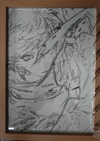 Jujutsu Kaisen - Gojo Style 11 Light Up Frame Art Portrait