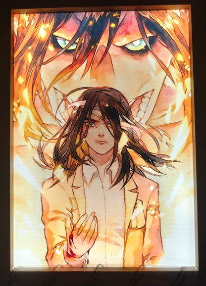 Attack On Titan - Attack Titan Eren Light Up Frame Art Portrait