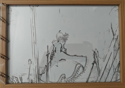 Fate -  Saber Style 1 Light Up Frame Art Portrait