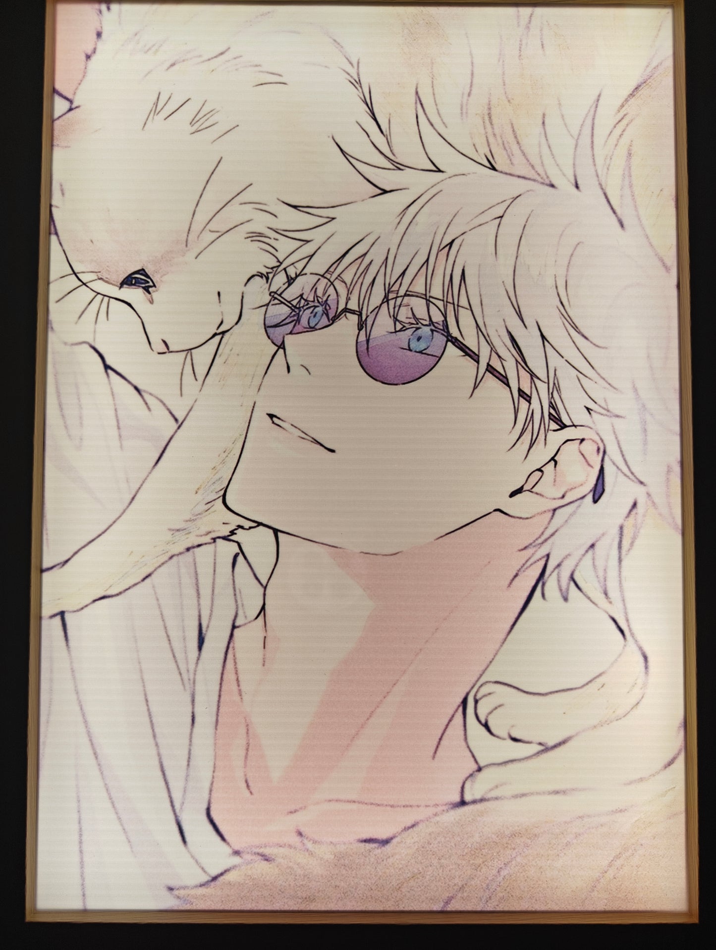 Jujutsu Kaisen - Gojo Style 12 Light Up Frame Art Portrait