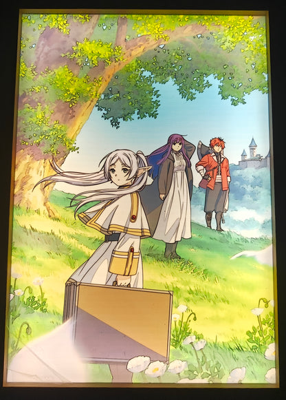 Frieren: Beyond Journey's End - Frieren Group Style C Light Up Frame Art Portrait
