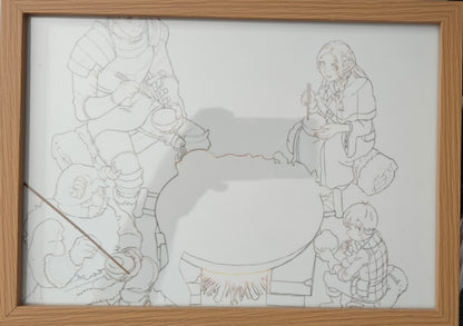 Dungeon Meshi -  Main Cast Light Up Frame Art Portrait