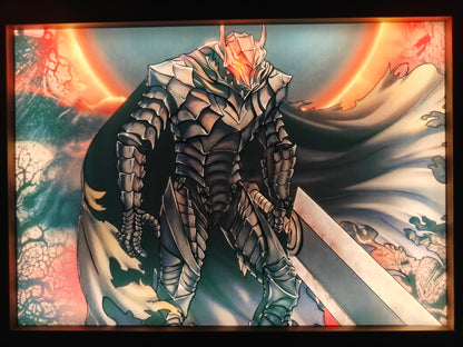 Berserk -  Guts Light Up Frame Art Portrait
