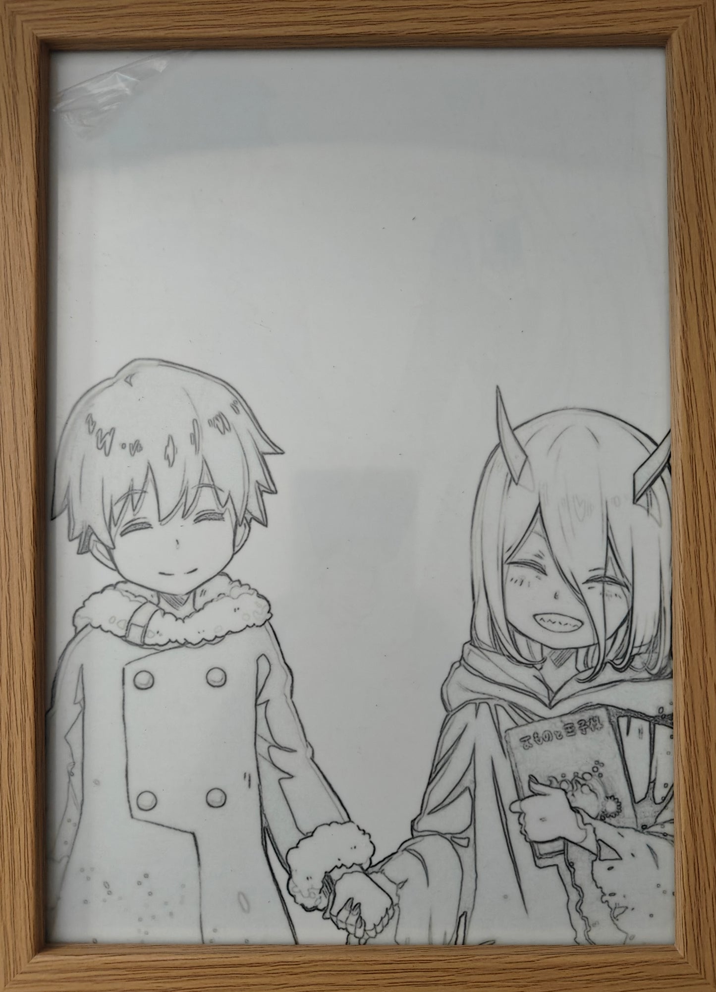 Darling In The Franxx -  Kids Light Up Frame Art Portrait
