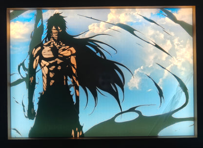 Bleach -  Ichigo Mugetsu Light Up Frame Art Portrait