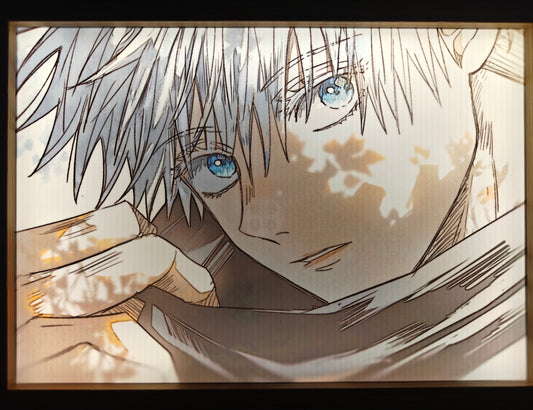 Jujutsu Kaisen - Gojo Style 13 Light Up Frame Art Portrait