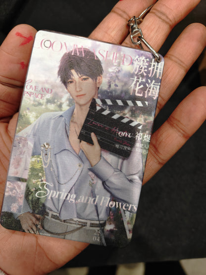 Love and Deepspace - Rafayel Style 2 Acrylic Glitter Keychain