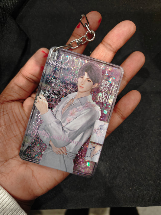 Love and Deepspace - Rafayel Style 2 Acrylic Glitter Keychain