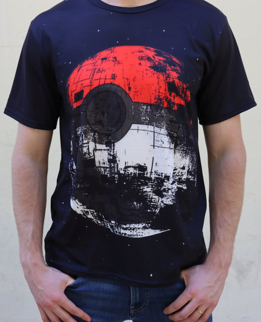 Death Star Pokeball T-Shirt(Price Does Not Include Shipping)