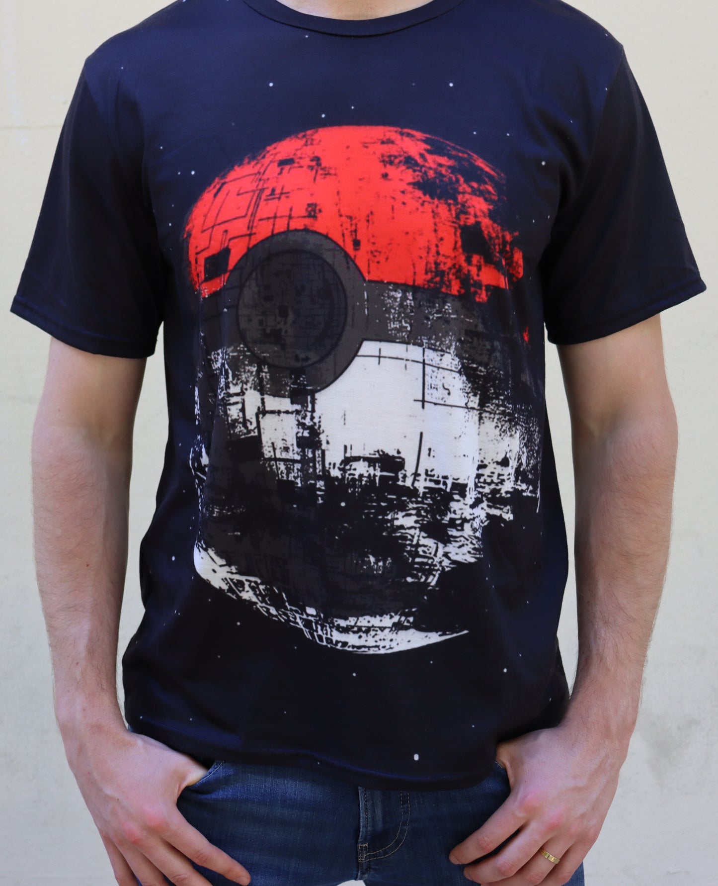 Pokemon - Death Star Pokeball TShirt (Price Does Not Include Shipping - Please Read Description)